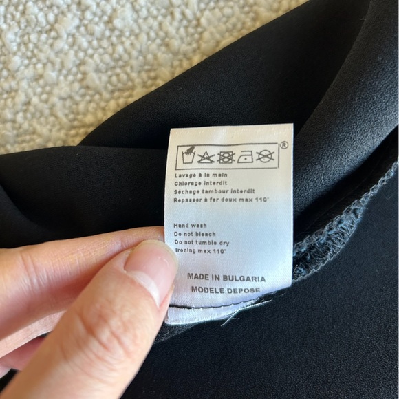 Maje black patterned skirt - Picture 6 of 10